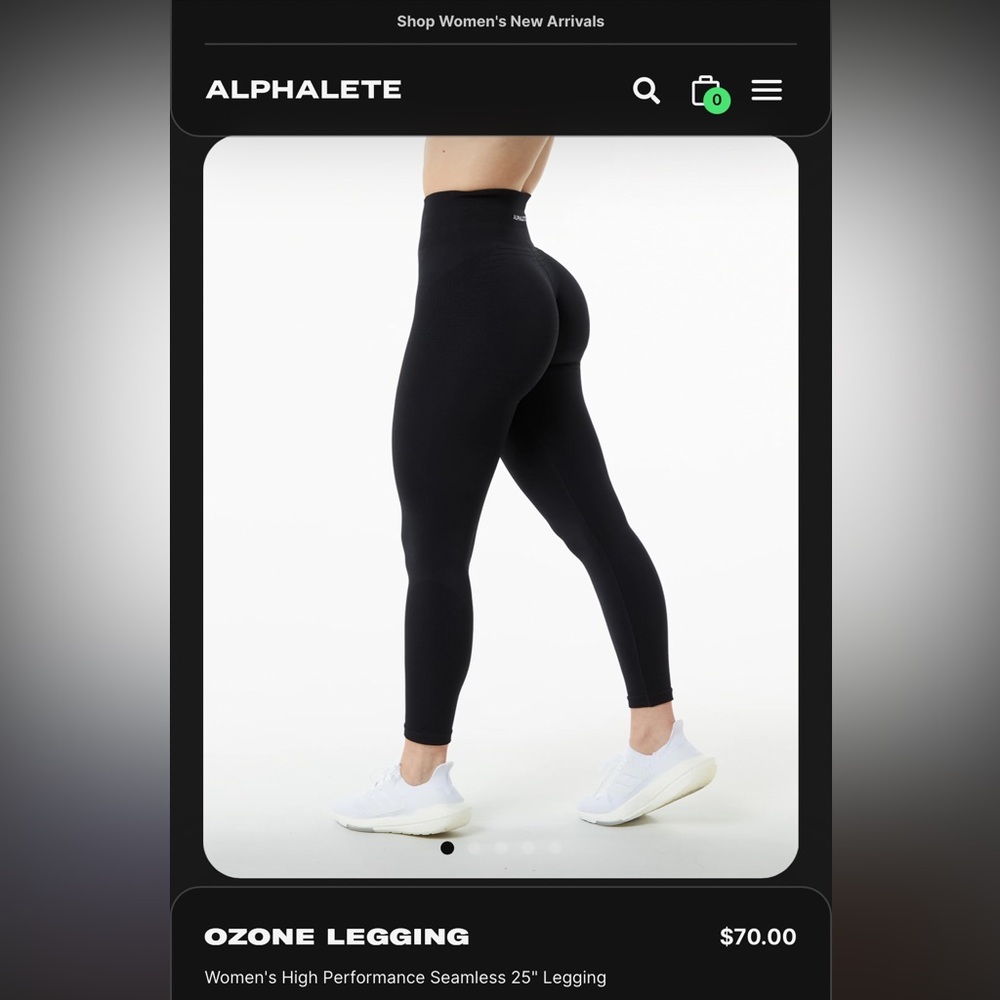 Amplify alphalete black leggings